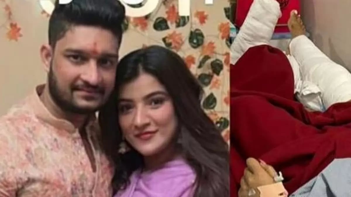 The victim Priya Singh with he accused Ashwajit Gaikwad