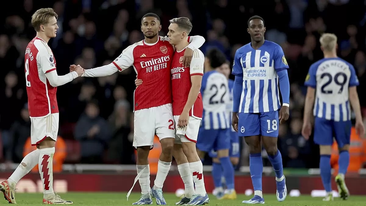 English Premier League 2023-24: Arsenal vs Brighton
