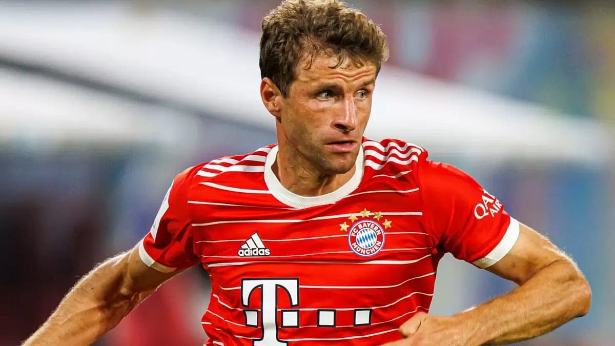 Bayern Munich forward Thomas Muller
