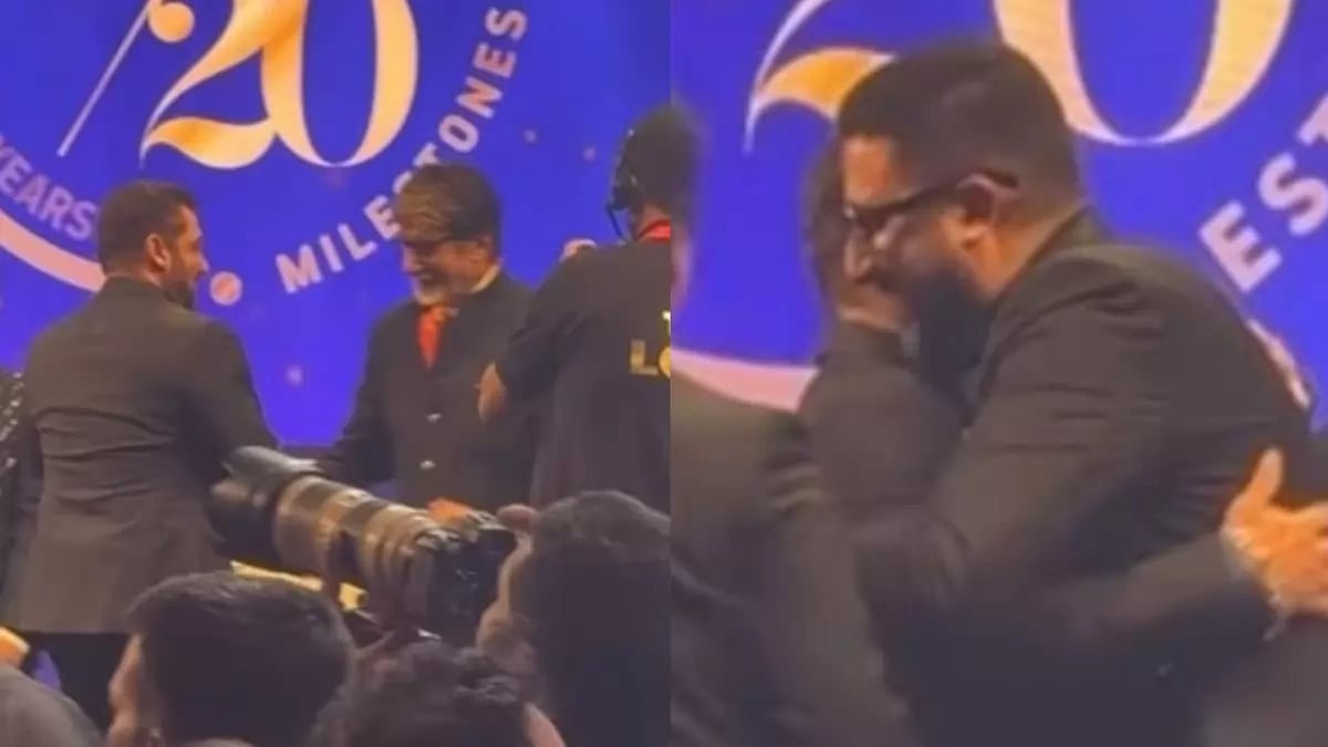 Salman Khan, Abhishek Bachchan and Amitabh Bachchan