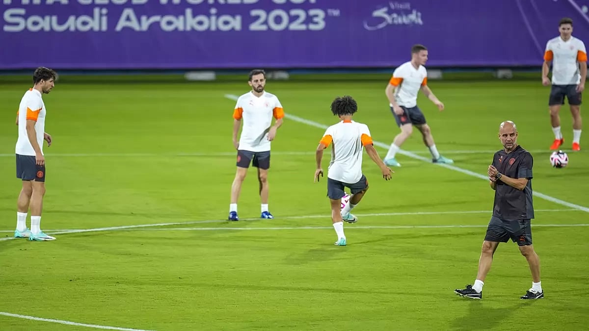 FIFA Club World Cup 2023 Final: Manchester City FC training session