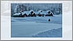 Tourists enjoying at famous Ski resort Gulmarg after snowfall