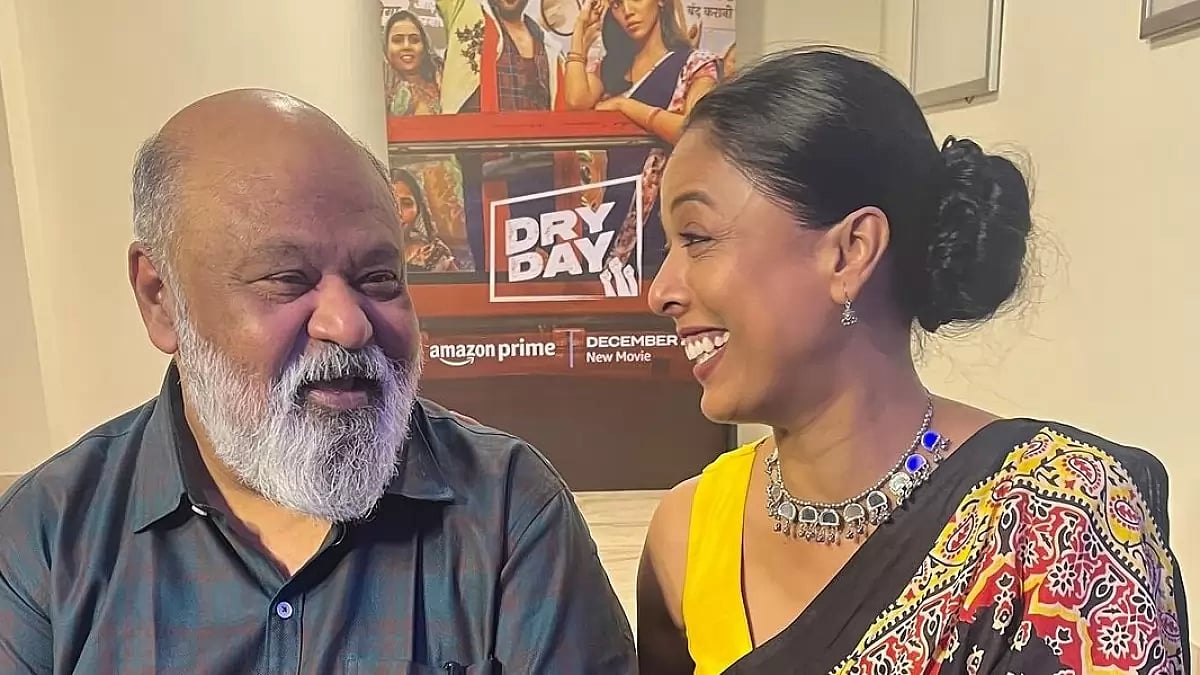 Actors Kiran Khoje and Saurabh Shukla