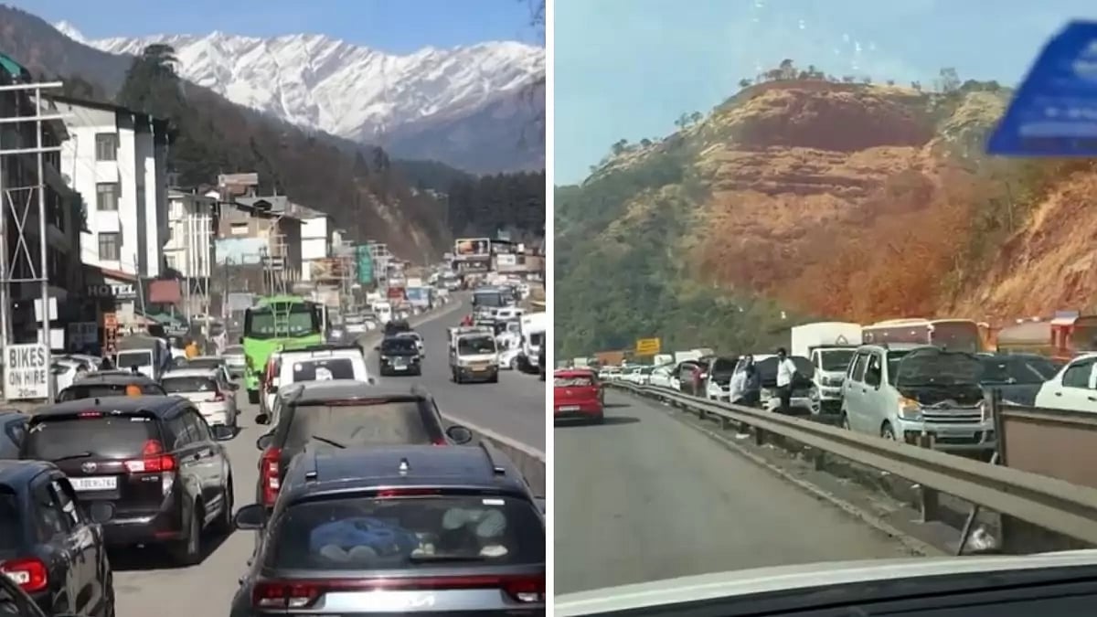 Heavy traffic congestions are being seen on roads across India due to Christmas long weekend 