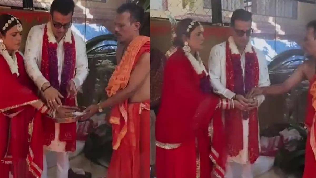 Ronit Roy and Neelam renew their wedding vows