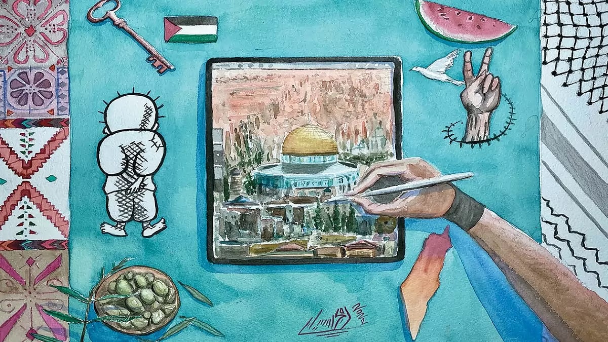 A Rose Shoulders Up As Palestinians Tell Us Their Stories