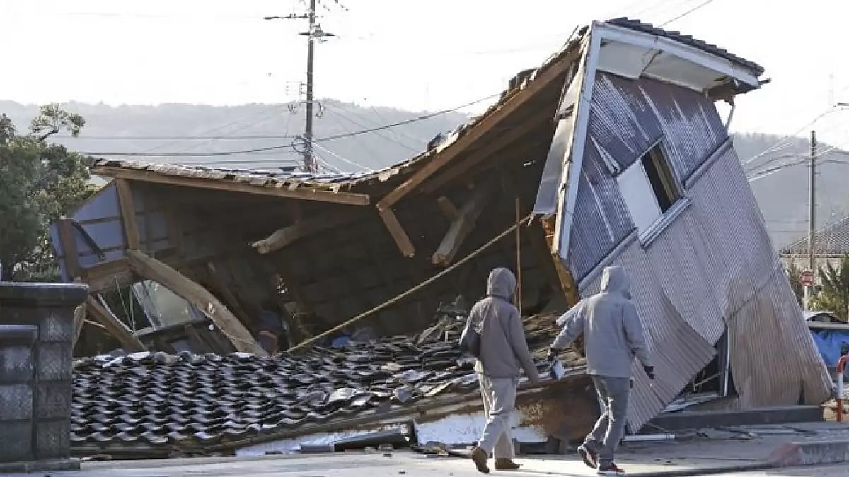 Visual from Japans earthquake-hit Ishikawa Prefacture