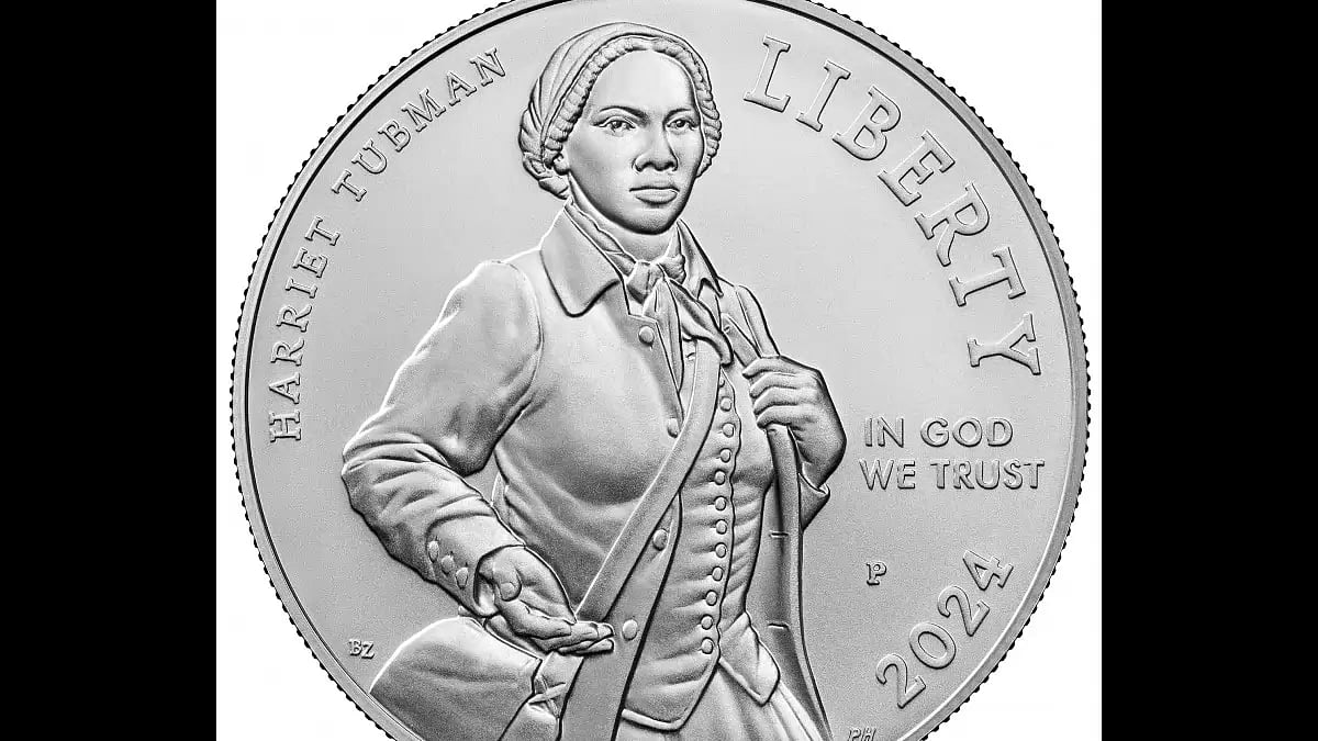 Harriet Tubman commemorative coin released by U.S. Mint