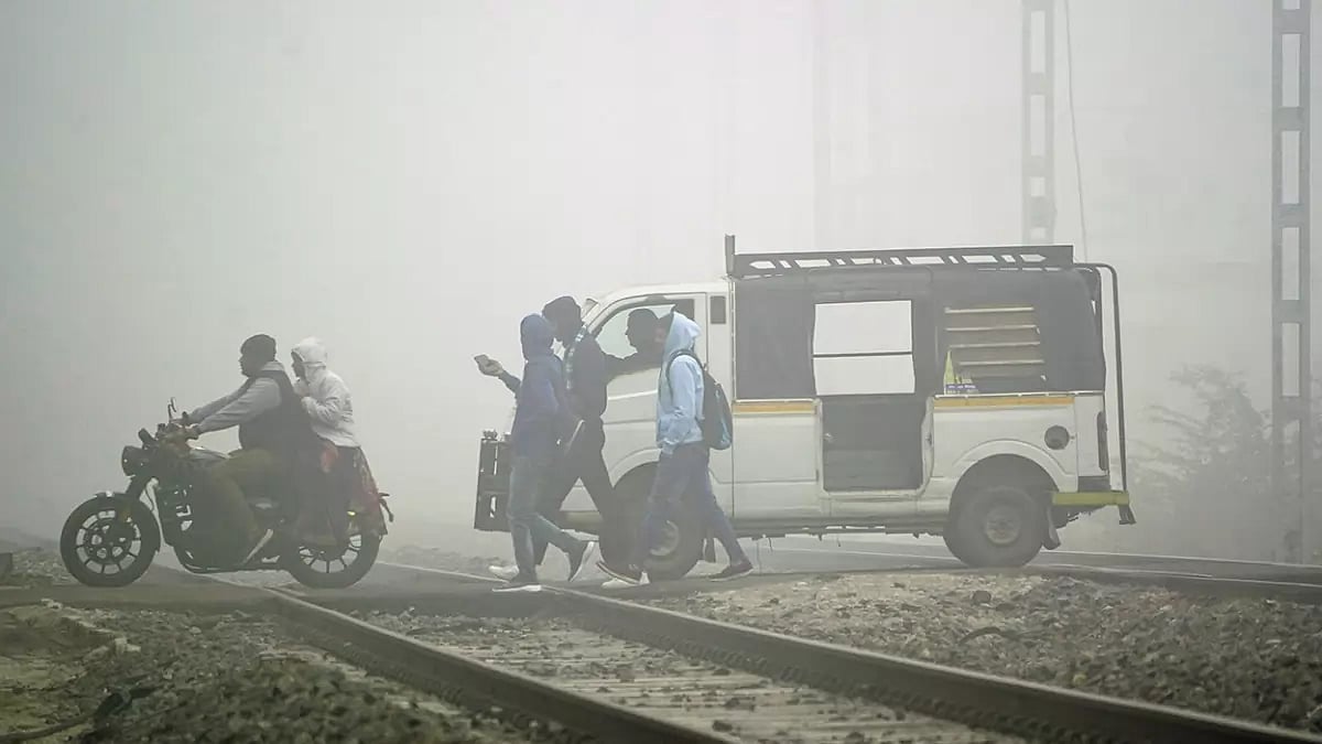 Fog in Ajmer