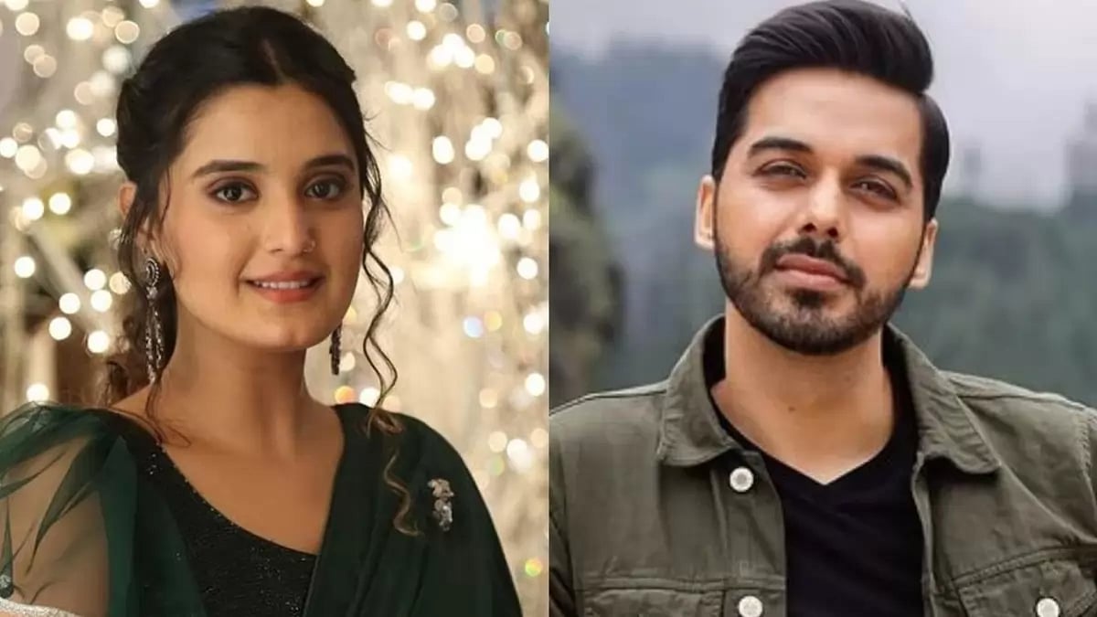 Actors Ayushi Khurana and Samar Vermani 