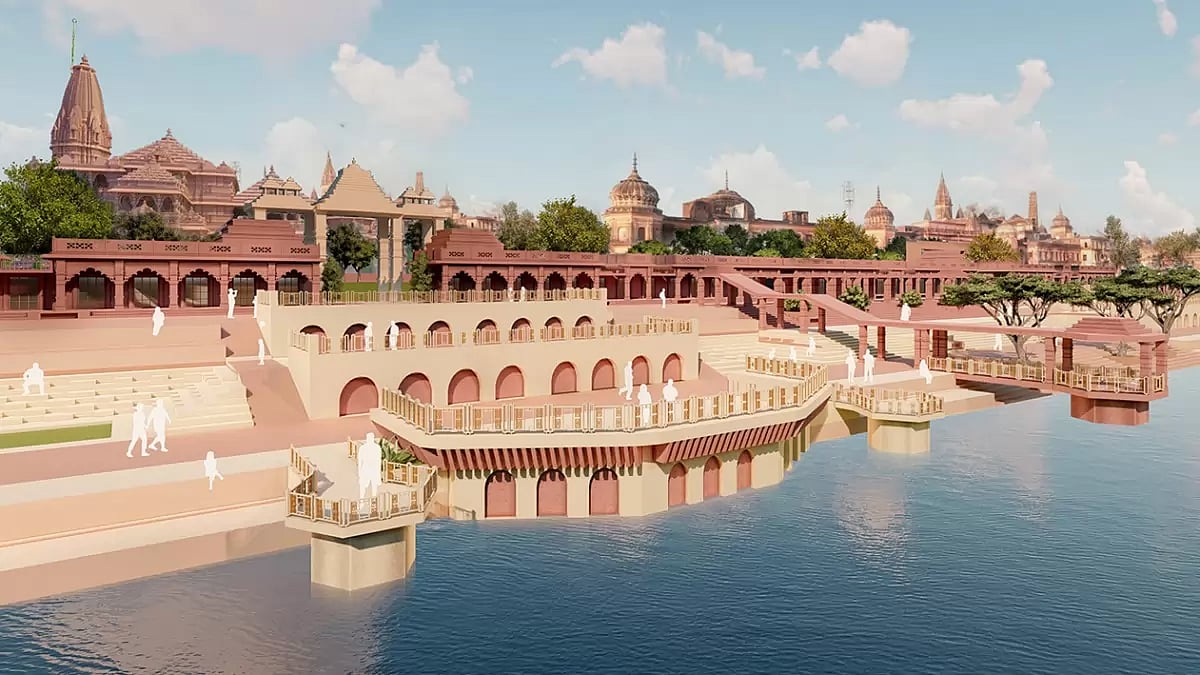 Sarayu river ghats in Ayodhya