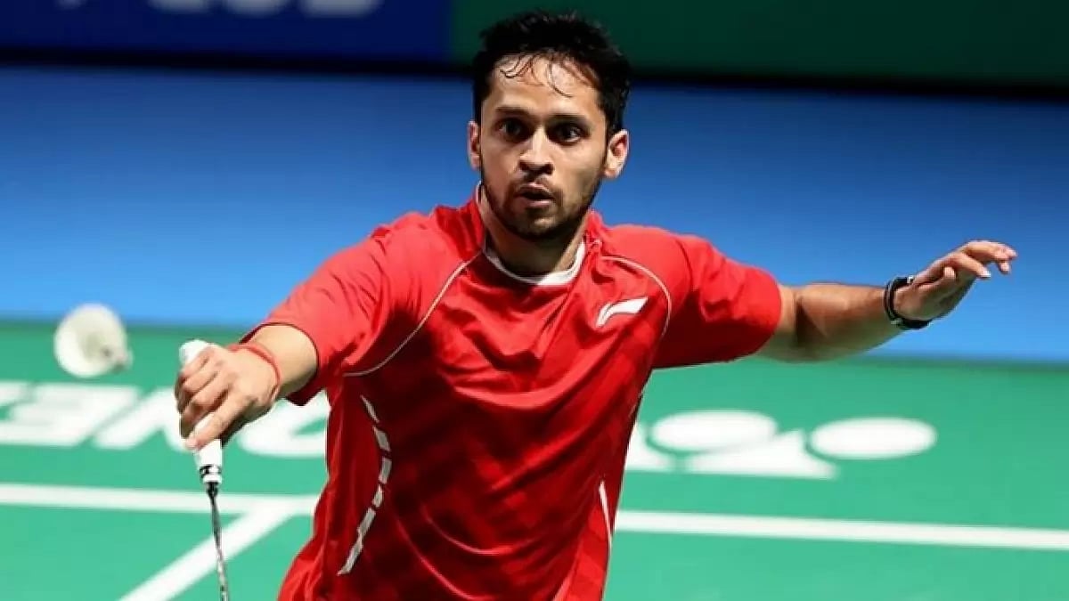 Parupalli Kashyap in action