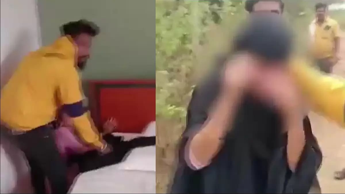 Group of 6 men barged into hotel room of interfaith couple in Karnataka.