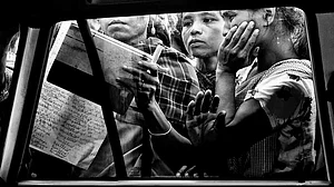 Women signing a Right To Information (RTI) petition in 2006 at Mawsynram, Khasi Hills