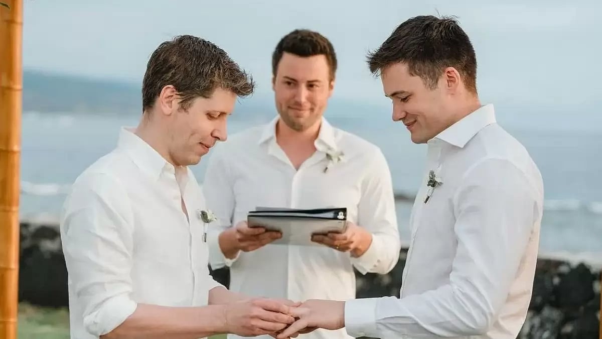 OpenAI Chief Sam Altman marries Oliver Mulherin