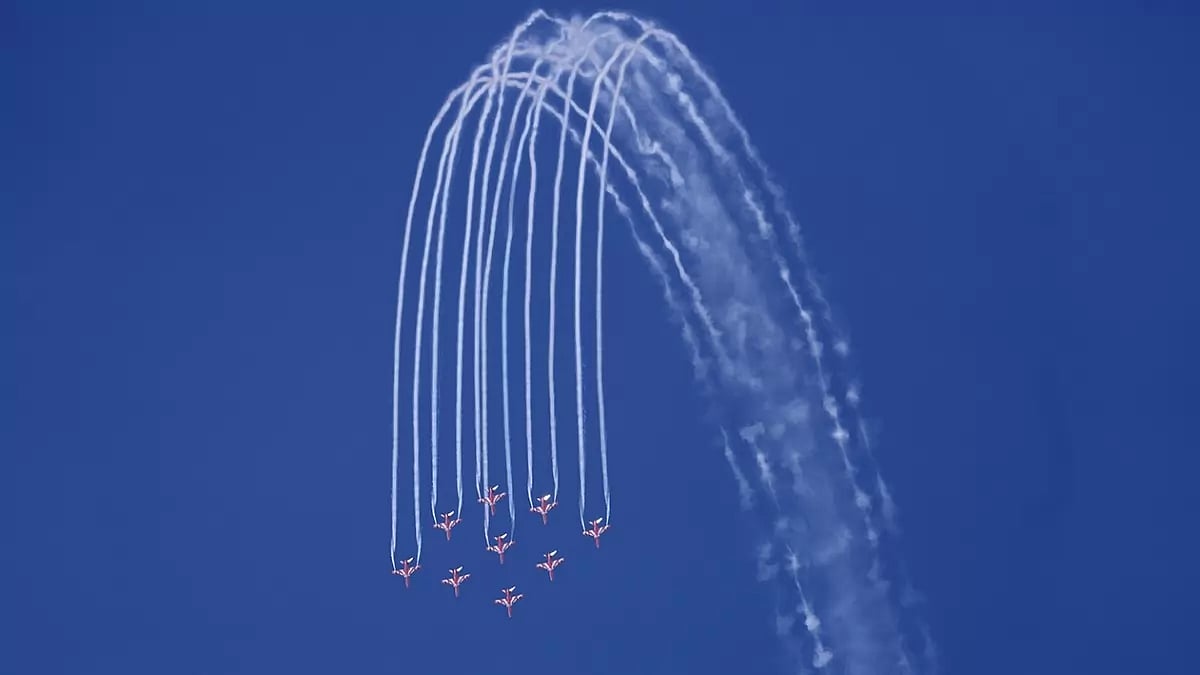 Mumbai Air Show 2024 rehearsal