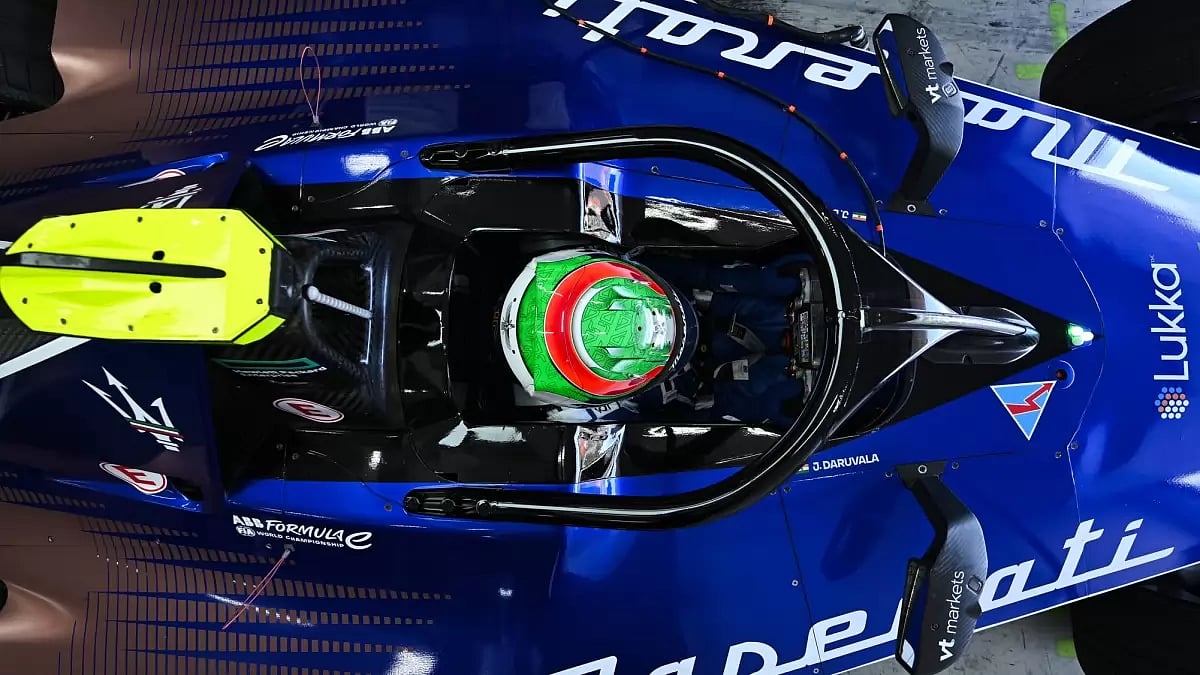 Jehan Daruvala ready to drive for Maserati MSG Racing in the Formula E 