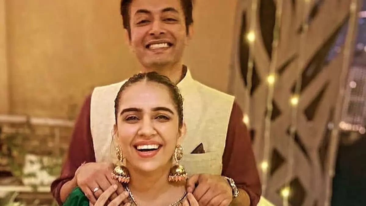 Shirin Sewani with Udayan Sachan