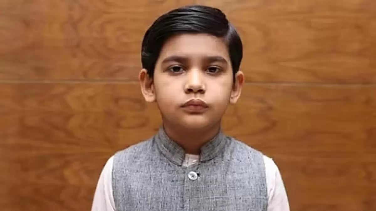 Child actor Vyom Thakkar