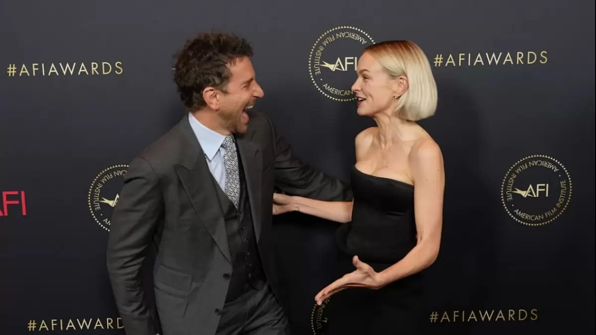 Bradley Cooper and Carey Mulligan at AFI Awards. 