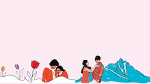 An illustration for Bollywood films