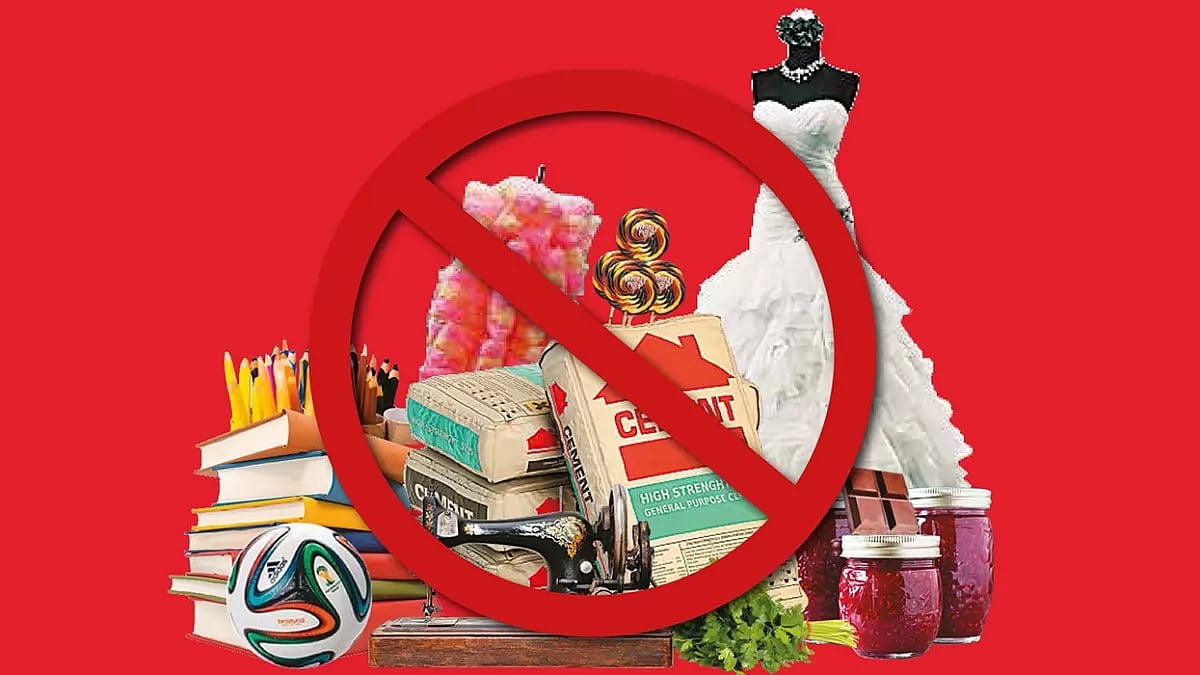  Wedding dresses, cement, wooden planks -- what is banned in Gaza?