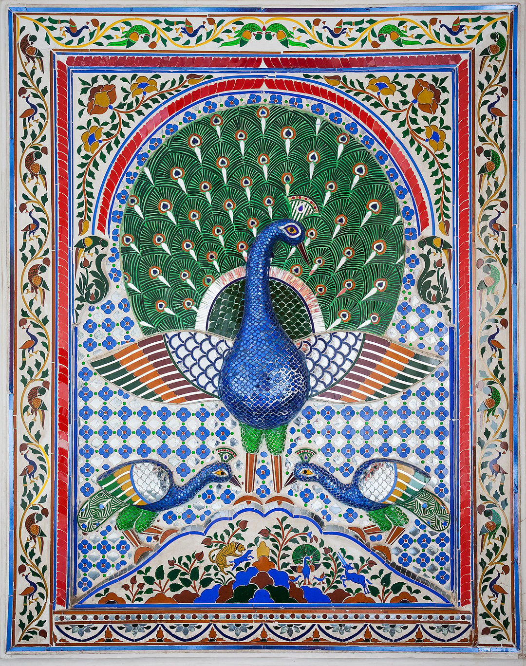 A wal ornamentation in Udaipur