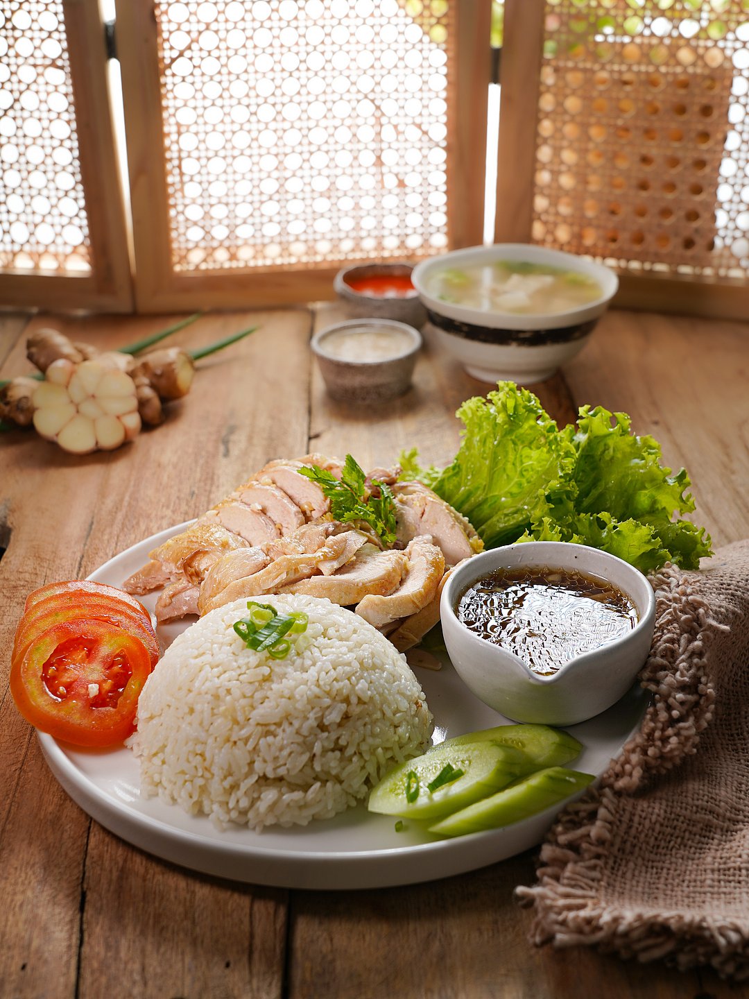 Hainanese Chicken Rice
