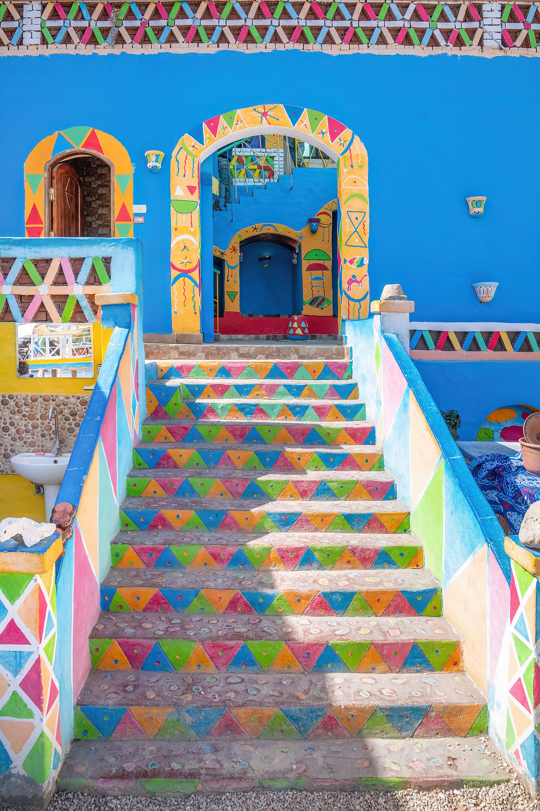Nubian houses in Aswan