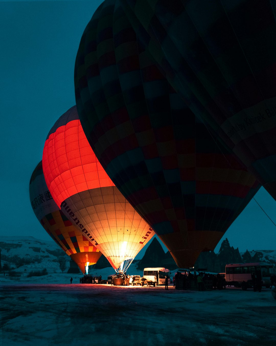 Hot air balloons at Cappadocia