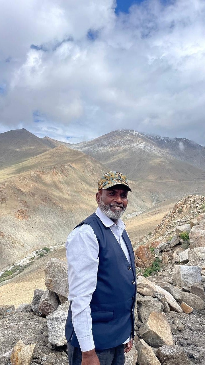 Muzaffar Ansari : Muzaffar Ansari during a trip to Ladakh