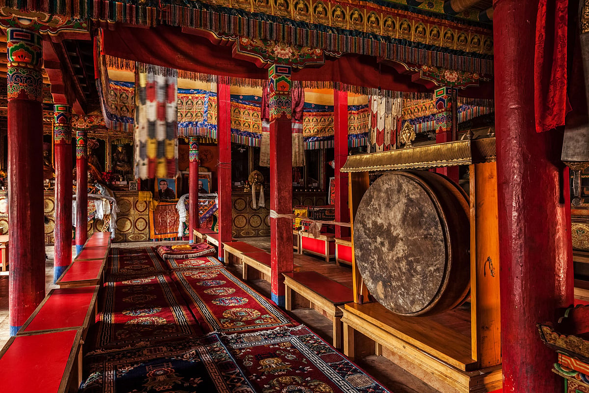 Shutterstock : Inside a monastery (representational image)