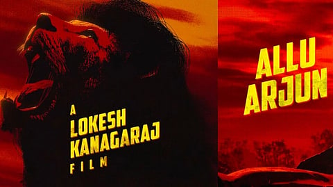 അല്ലു അർജുൻ-ലോകേഷ് കനകരാജ് സിനിമയുടെ അനൗൺസ്മെന്റ് വീഡിയോയിൽ നിന്ന്