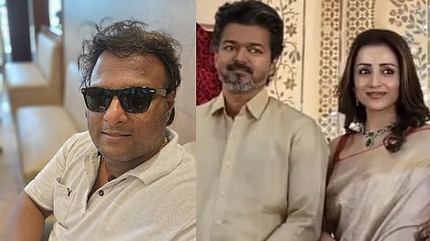 മോഹന്‍ ജി. ക്ഷത്രിയന്‍,വിജയ് യും തൃഷയും വിവാഹവിരുന്നിന് ഒരുമിച്ചെത്തിയപ്പോൾ