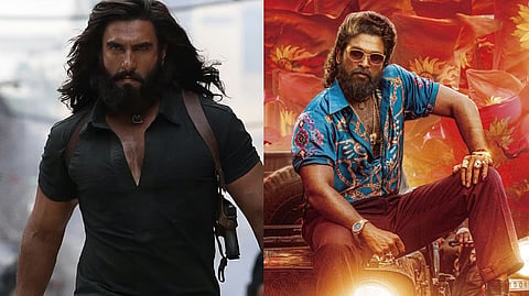'ധുരന്ധറി'ൽ രൺവീർ സിങ്,'പുഷ്പ 2'-ൽ അല്ലു അർജുൻ