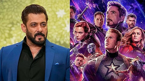 സൽമാൻ ഖാൻ,'അവഞ്ചേഴ്സ്' പോസ്റ്ററിൽ നിന്ന്