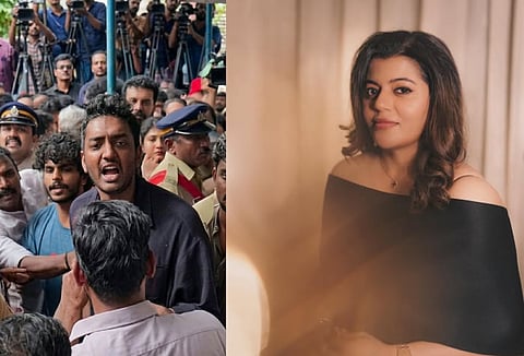 സലിംകുമാറിന്റെ ശവസംസ്കാരസമയത്ത് മൊബൈൽക്യാമറകളുമായി നിന്നവരും ദൃശ്യമാധ്യമങ്ങളുമുണ്ടാക്കിയ തിരക്കിൽ നിയന്ത്രണം വിട്ട് പൊട്ടിത്തെറിക്കുന്ന ചന്തുസലിംകുമാർ, സുപ്രിയ മേനോൻ