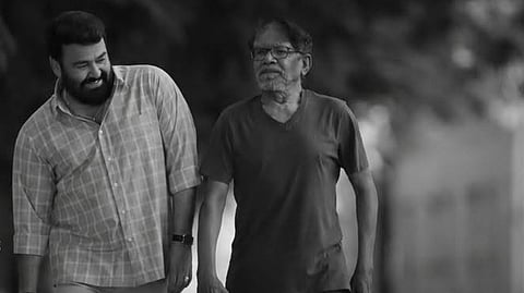 മോഹൻലാലും ഭാരതിരാജയും 'തുടരും' എന്ന സിനിമയിൽ
