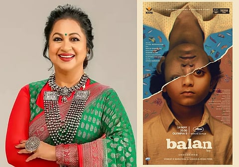 രാധിക ശരത്കുമാർ,'ബാലൻ' പോസ്റ്റർ