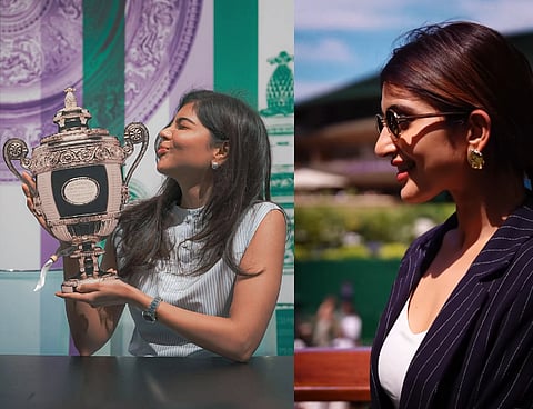 കല്യാണി പ്രിയദർശനും ശ്രീലീലയും വിംബിൾഡണിൽ