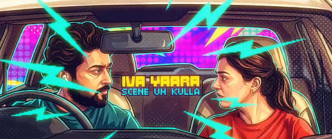 സീനിലെ 'ആതി ഇവ യാരാ'​ഗാനത്തിന്റെ ലിറിക്കൽ വീഡിയോയിൽ നിന്ന്