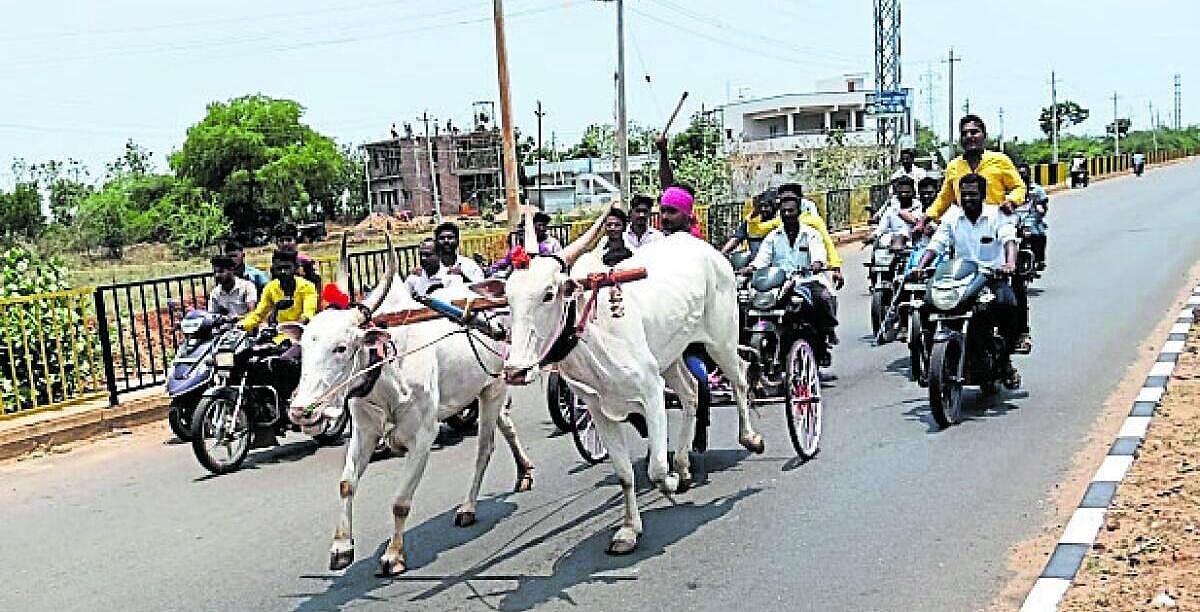 ಬಂಡಿ ಓಟ: ಕಾಶಿನಕುಂಟಿ ಜೋಡೆತ್ತು ಪ್ರಥಮ