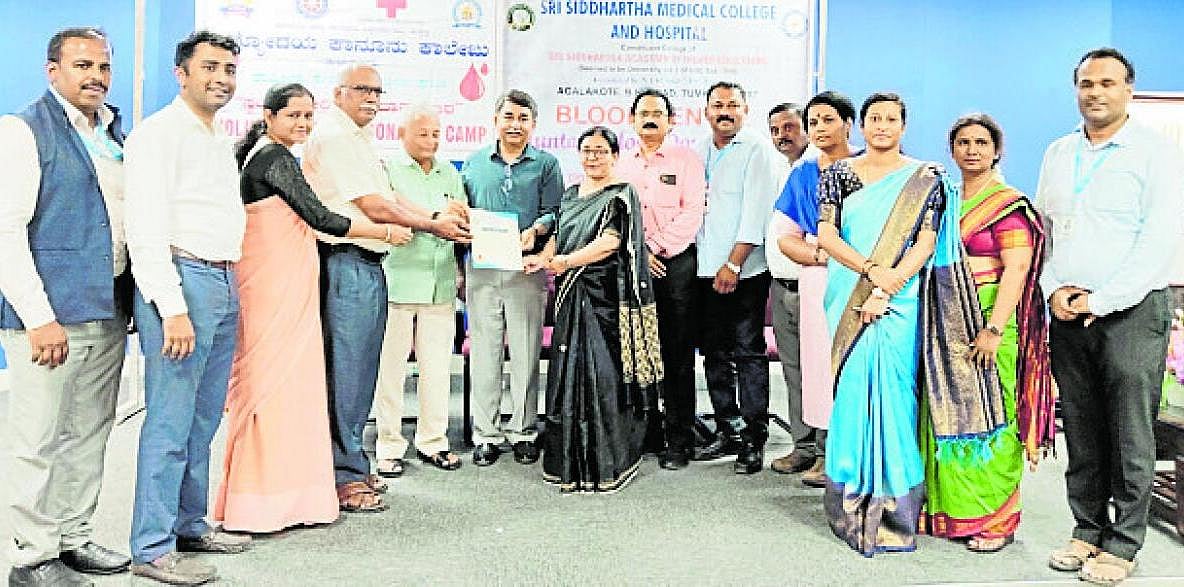 ವಿದ್ಯೋದಯ ಕಾಲೇಜಿನಿಂದ ರಕ್ತದಾನ ಶಿಬಿರ