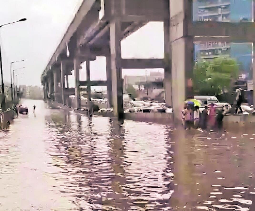ಹೊರ ವರ್ತುಲ ರಸ್ತೆ ಸುತ್ತಮುತ್ತ ಮಳೆ