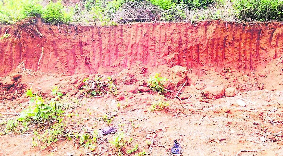 ಗುಡ್ಡದ ಮಣ್ಣಿಗೆ ಕನ್ನ; ಲೇಔಟ್ಗಳಿಗೆ ಅಕ್ರಮ ಸಾಗಾಟ