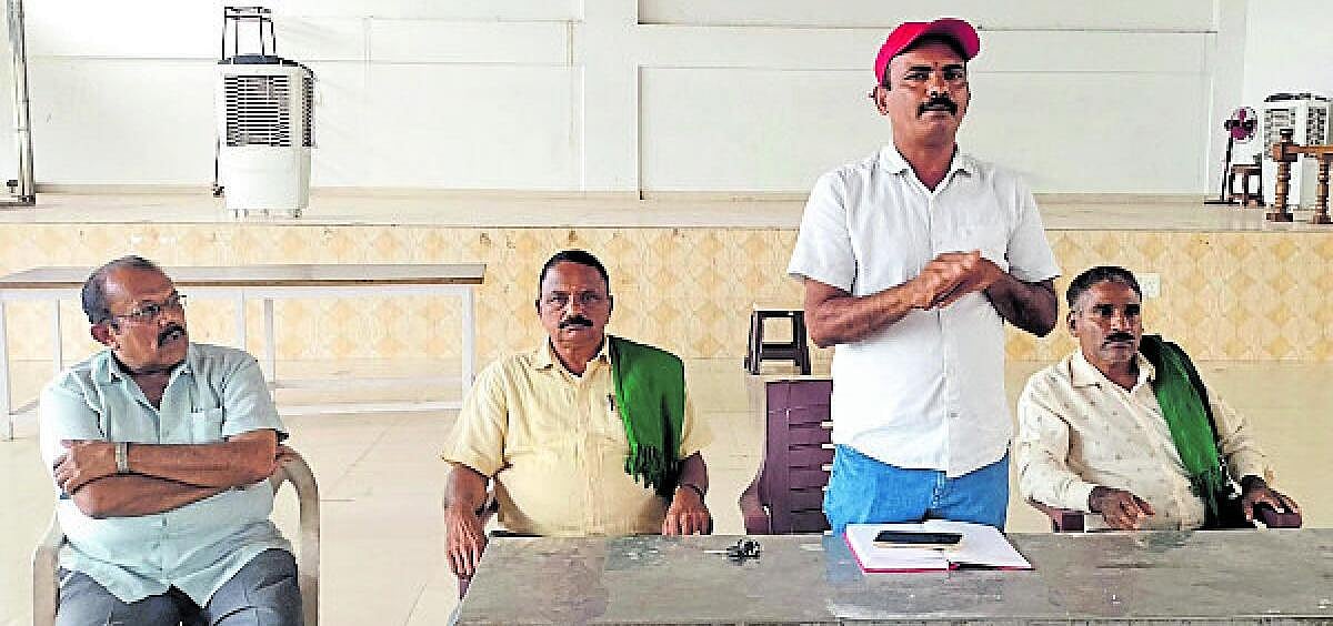 ರೈತರ ಪ್ರಮುಖ ಸಮಸ್ಯೆ ಬಗೆಹರಿಸಲು ಆಗ್ರಹ