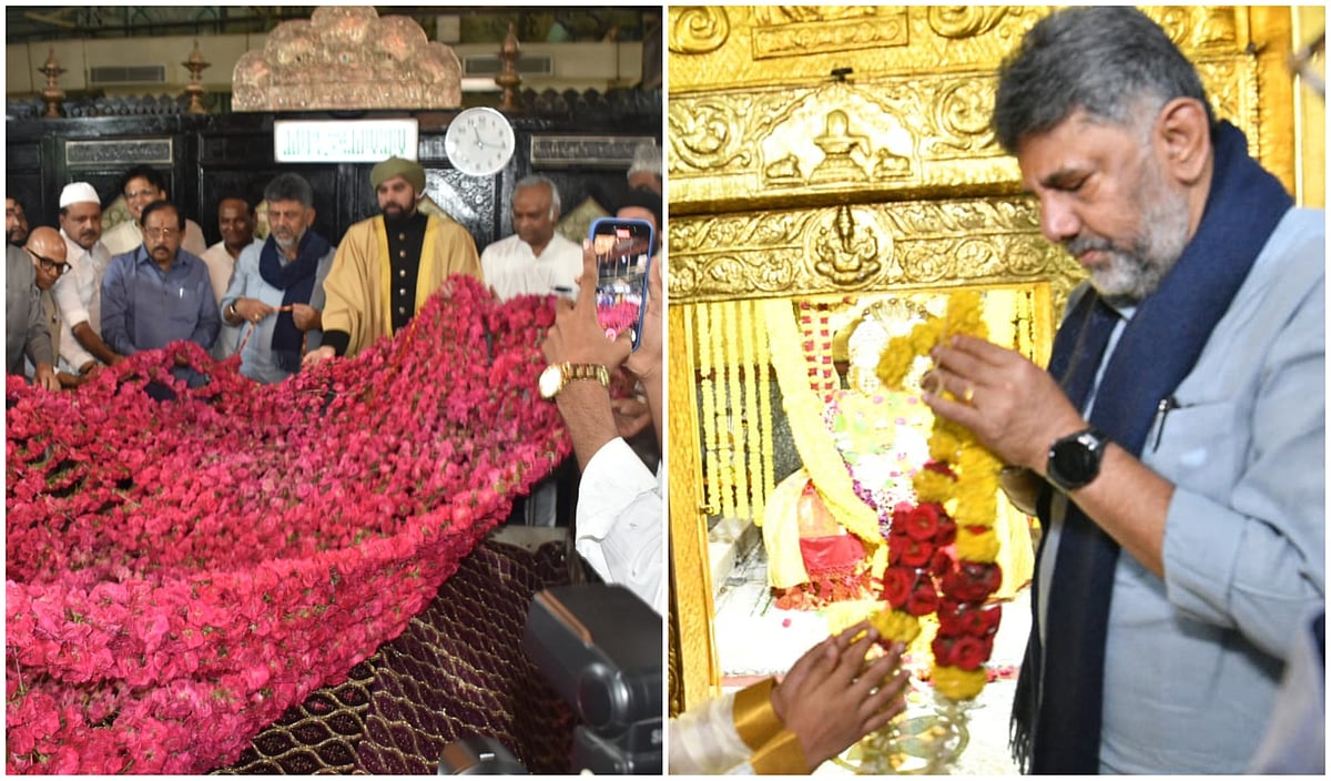 ಶರಣಬಸವೇಶ್ವರರ ದೇವಸ್ಥಾನ, ಕೆಬಿಎನ್ ದರ್ಗಾ ದರ್ಶನ ಪಡೆದ ಸಿಎಂ ಡಿ.ಕೆ. ಶಿವಕುಮಾರ್