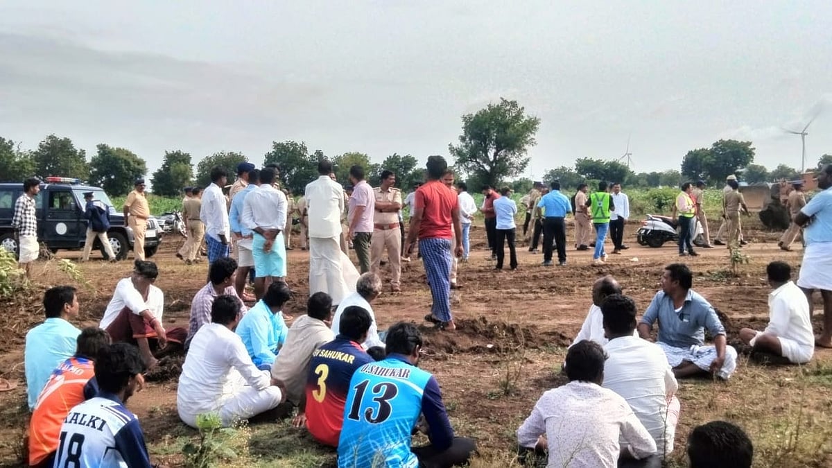 ಗೋನ್ವಾರ ಗ್ರಾಮದಲ್ಲಿ ಹೆದ್ದಾರಿ ಕಾಮಗಾರಿಗೆ ರೈತರಿಂದ ಅಡ್ಡಿ: ಪೋಲಿಸ್ ಬಂದೋಬಸ್ತ್