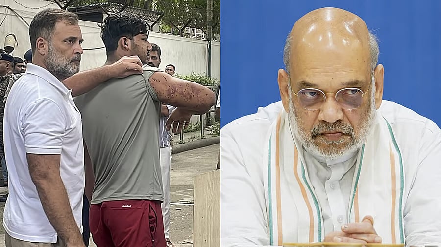 ವಿದ್ಯಾರ್ಥಿಗಳ ಮೇಲಿನ ಹಲ್ಲೆಗೆ ನೀವು ಅನುಮತಿ ನೀಡಿದ್ದೀರಾ?:ಶಾಗೆ ರಾಹುಲ್ ಪ್ರಶ್ನೆ