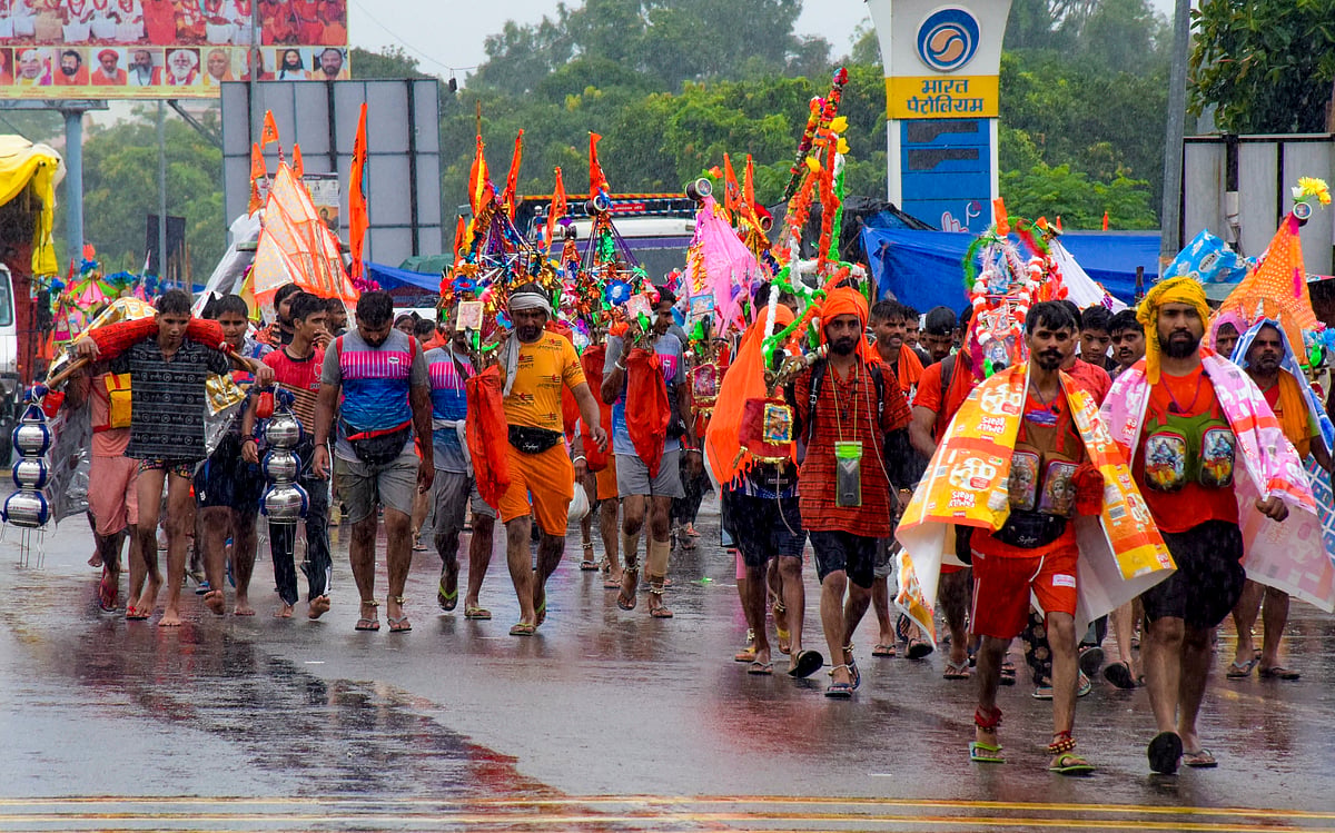ಕಾವಡ್ ಯಾತ್ರೆ: 50ಲಕ್ಷಕ್ಕೂ ಹೆಚ್ಚು ಮಂದಿ ಭಾಗಿ